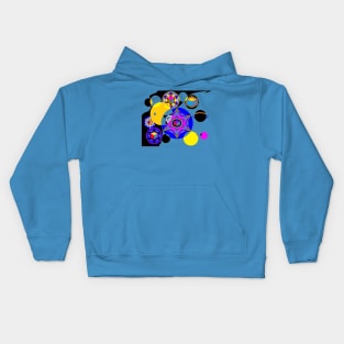 My design of Suns, Cubes and Planets Kids Hoodie